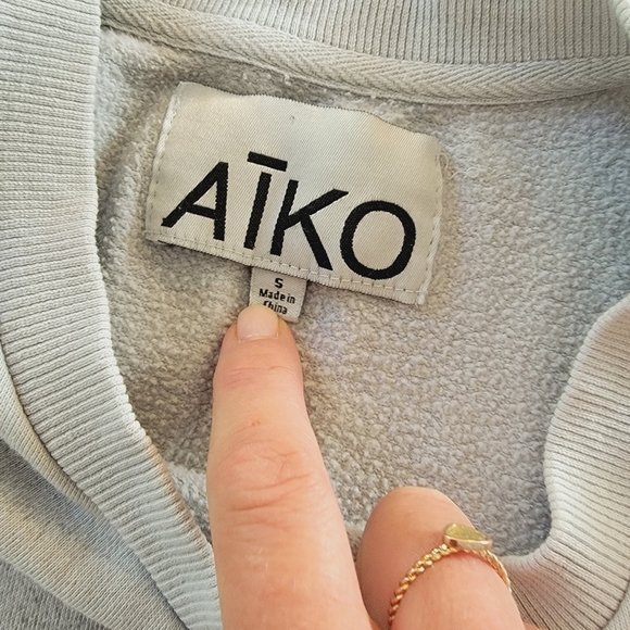 Aiko Marble Crewneck S - Picture 9 of 10